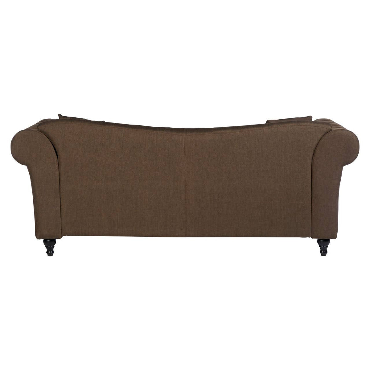 Fable 3 Seat Natural Chesterfield Sofa.