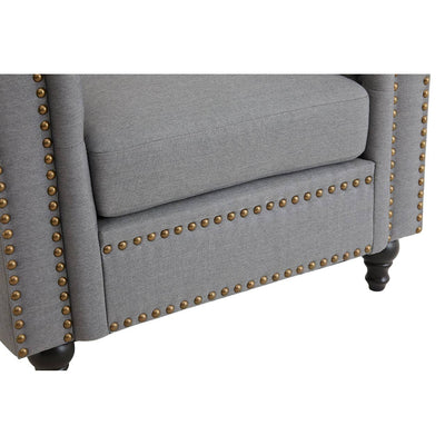 Noosa & Co. Living Fable Grey Chesterfield Chair House of Isabella UK