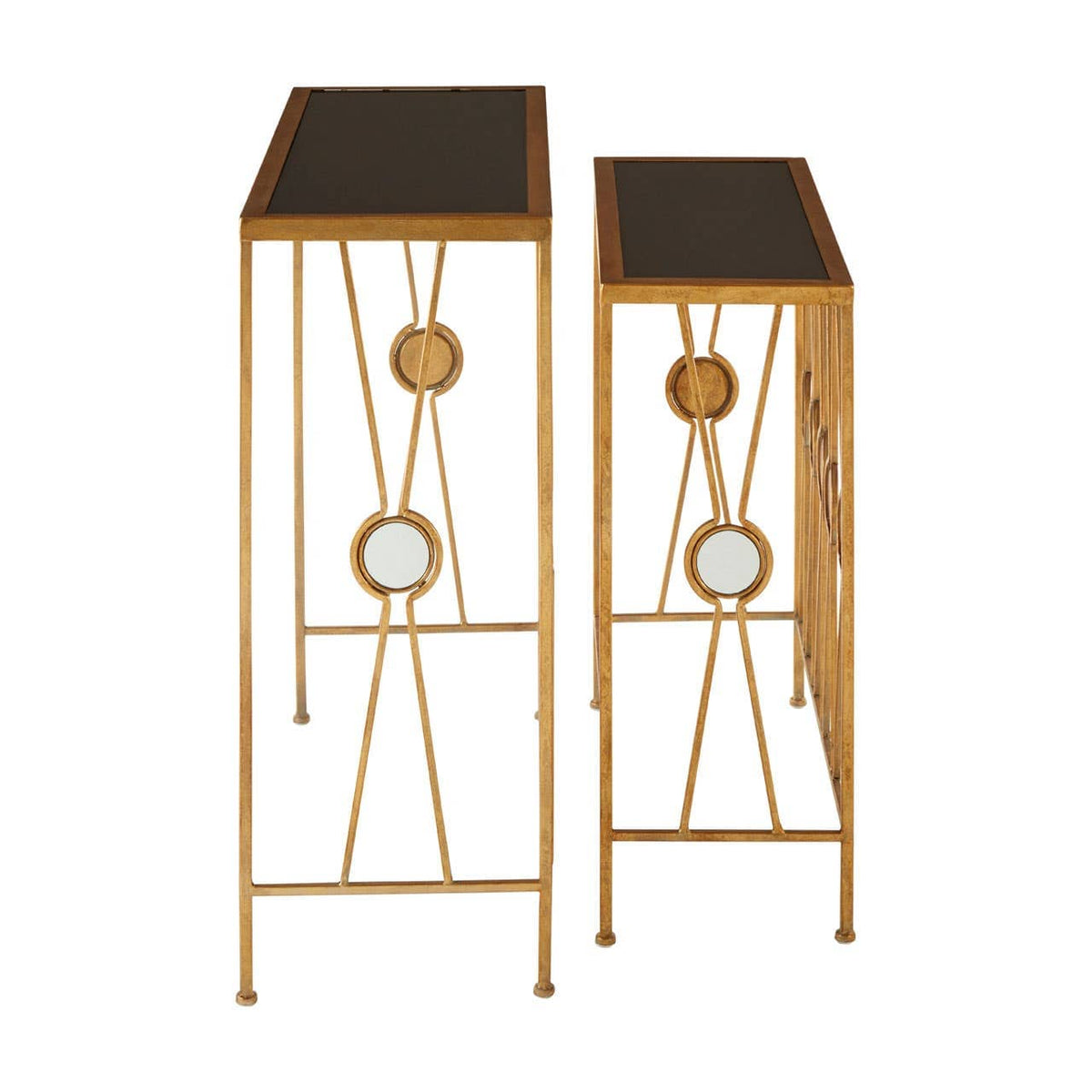 Faiza Set Of 2 Rectangular Console Tables.