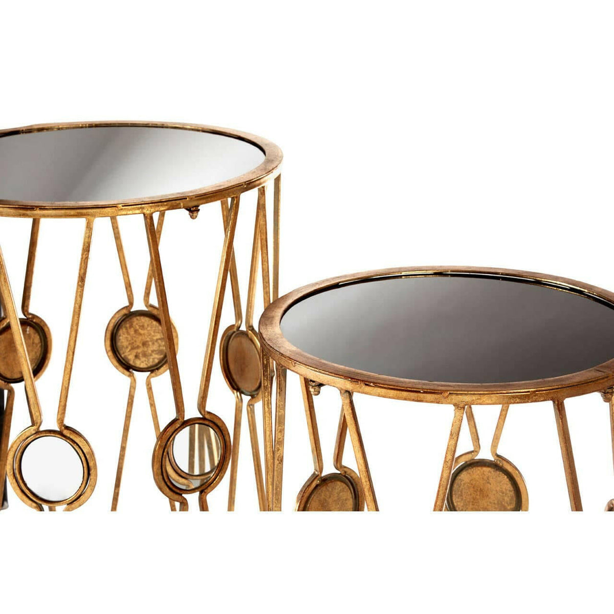 Faiza Set Of 2 X-Design Rounded Tables.