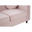 Farah 2 Seat Pink Velvet Sofa.