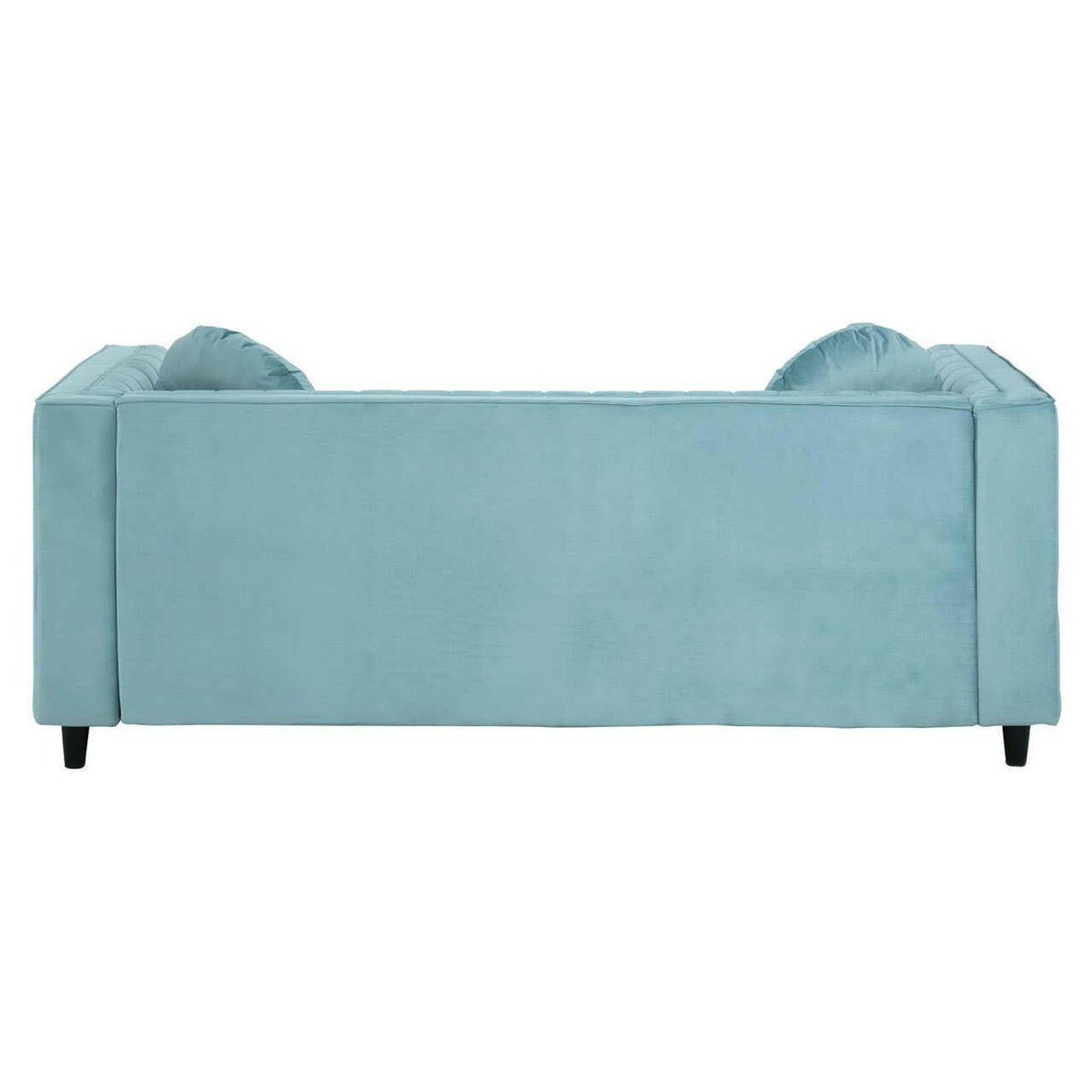 Farah 3 Seat Midnight Green Velvet Sofa.