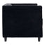 Farah Black Velvet Chair.