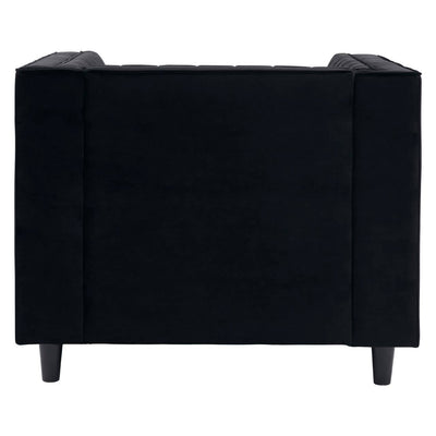 Noosa & Co. Living Farah Black Velvet Chair House of Isabella UK