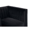 Farah Black Velvet Chair.