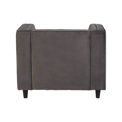 Noosa & Co. Living Farah Grey Velvet Chair House of Isabella UK