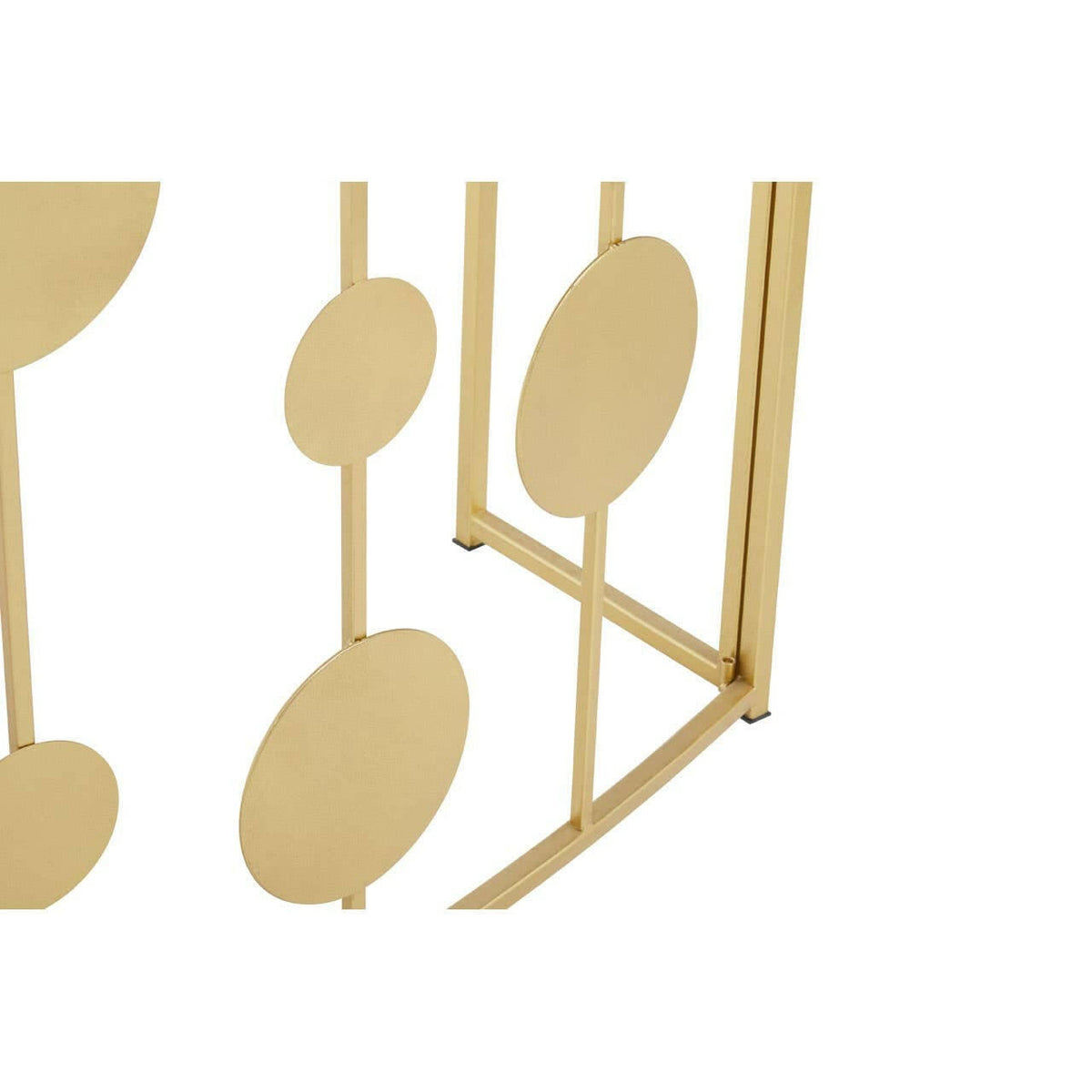 Farran Gold Finish Console Table With Mirror.