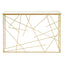 Farran Gold Finish Console Table With Mirror Top.