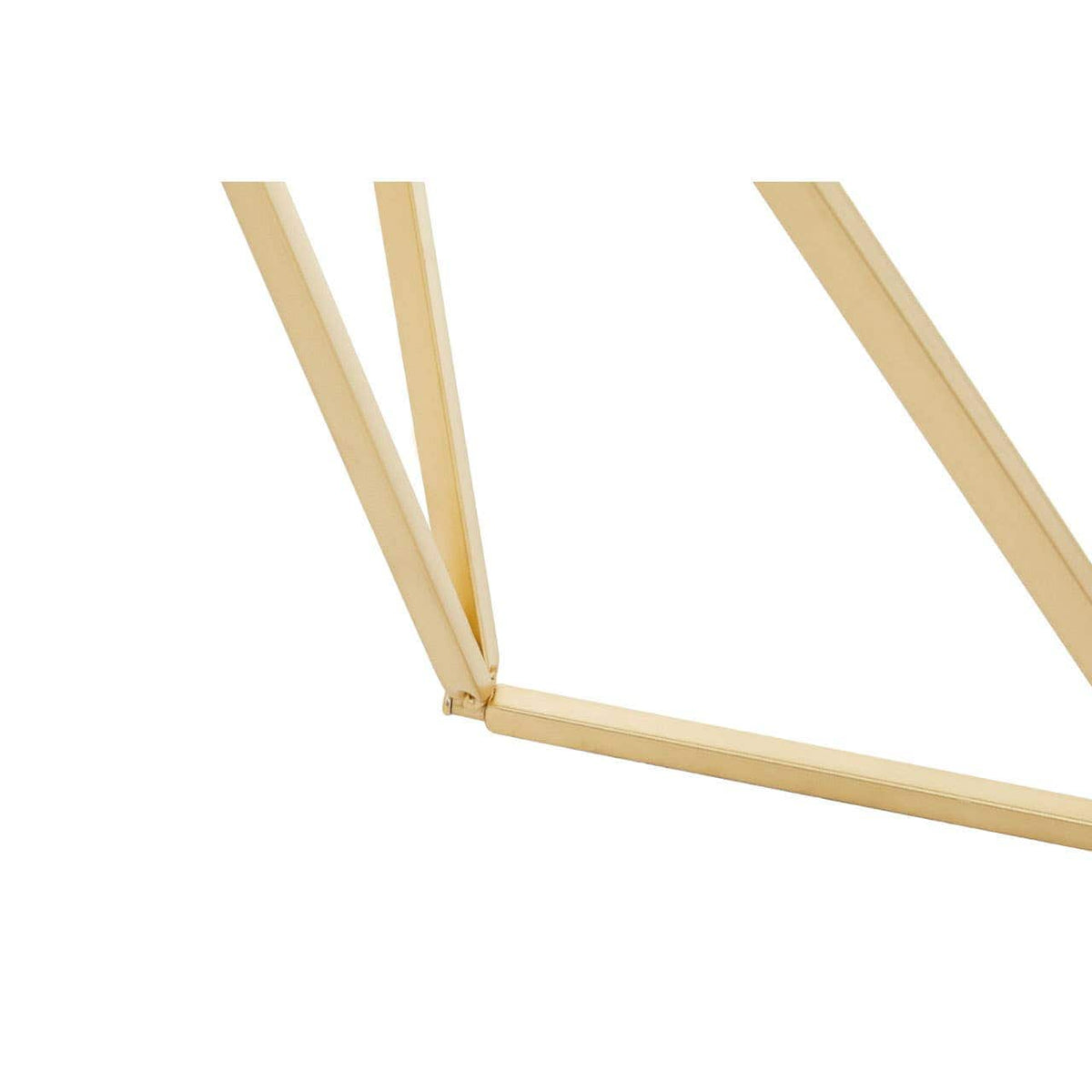 Farran Gold Finish Round Console Table.