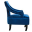 Faye Midnight Blue Velvet Chair.