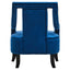 Faye Midnight Blue Velvet Chair.