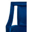 Faye Midnight Blue Velvet Chair.