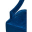 Faye Midnight Blue Velvet Chair.