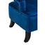 Faye Midnight Blue Velvet Chair.