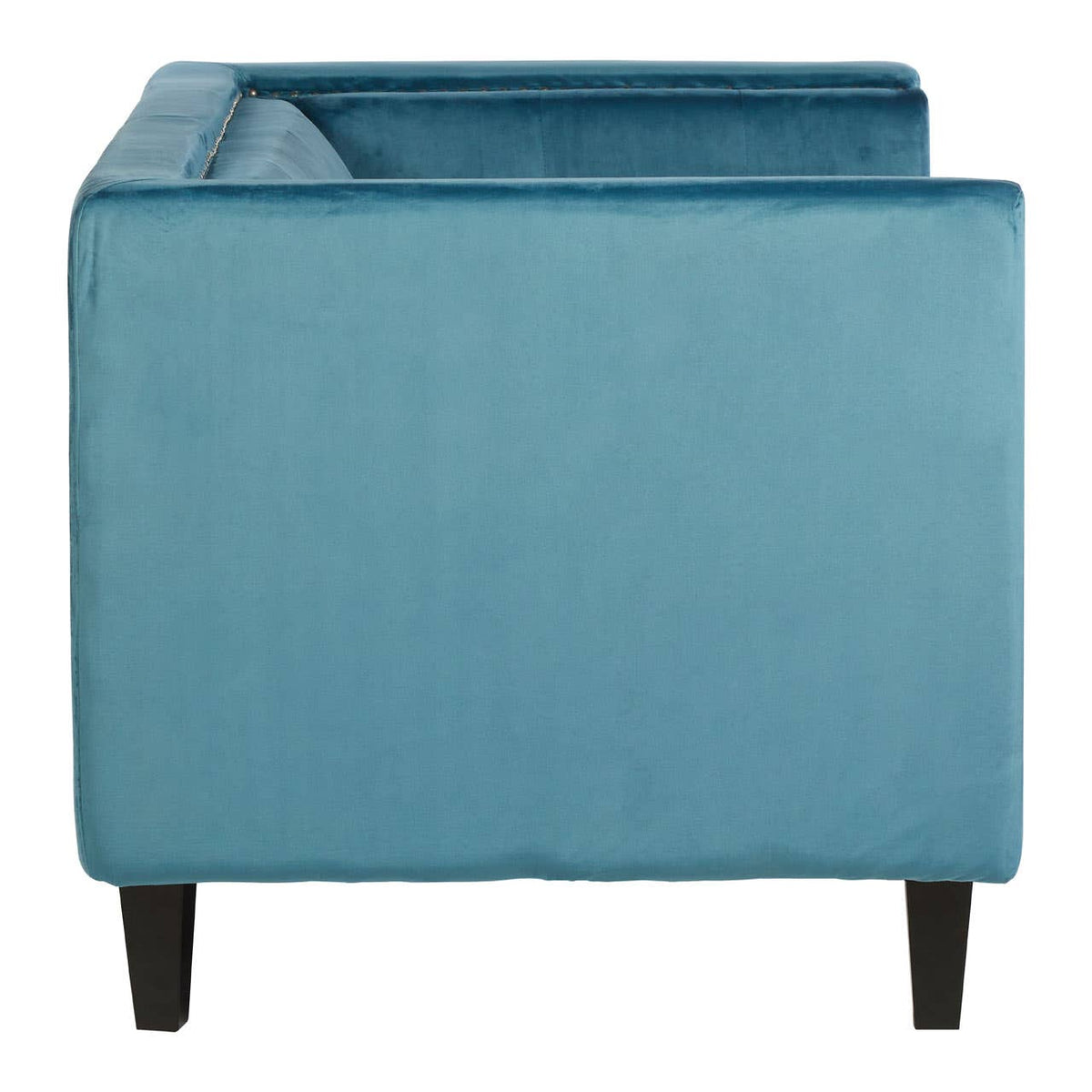 Felisa 2 Seat Blue Velvet Sofa.