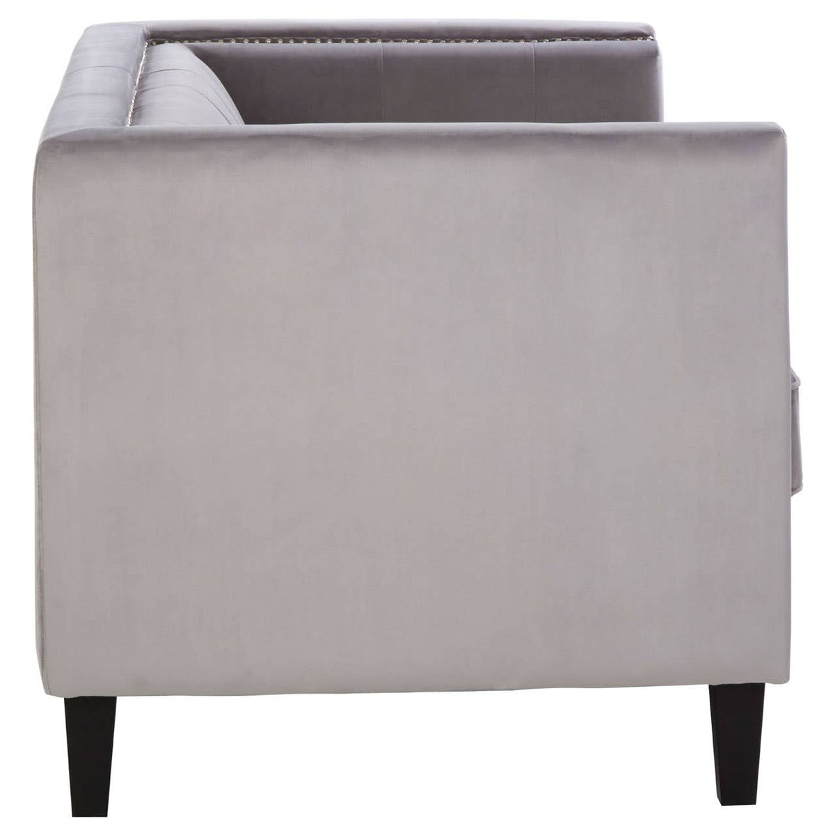 Felisa 2 Seat Grey Velvet Sofa.