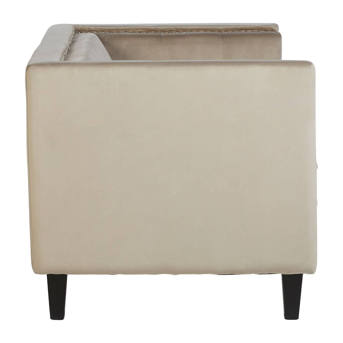 Felisa 2 Seat Mink Velvet Sofa.