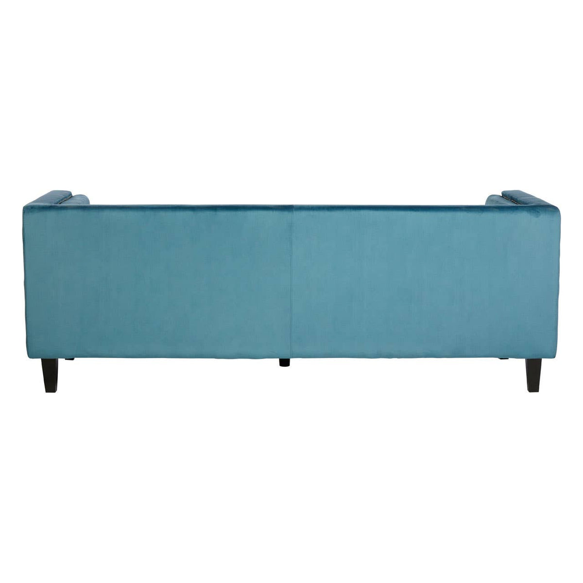 Felisa 3 Seat Blue Velvet Sofa.