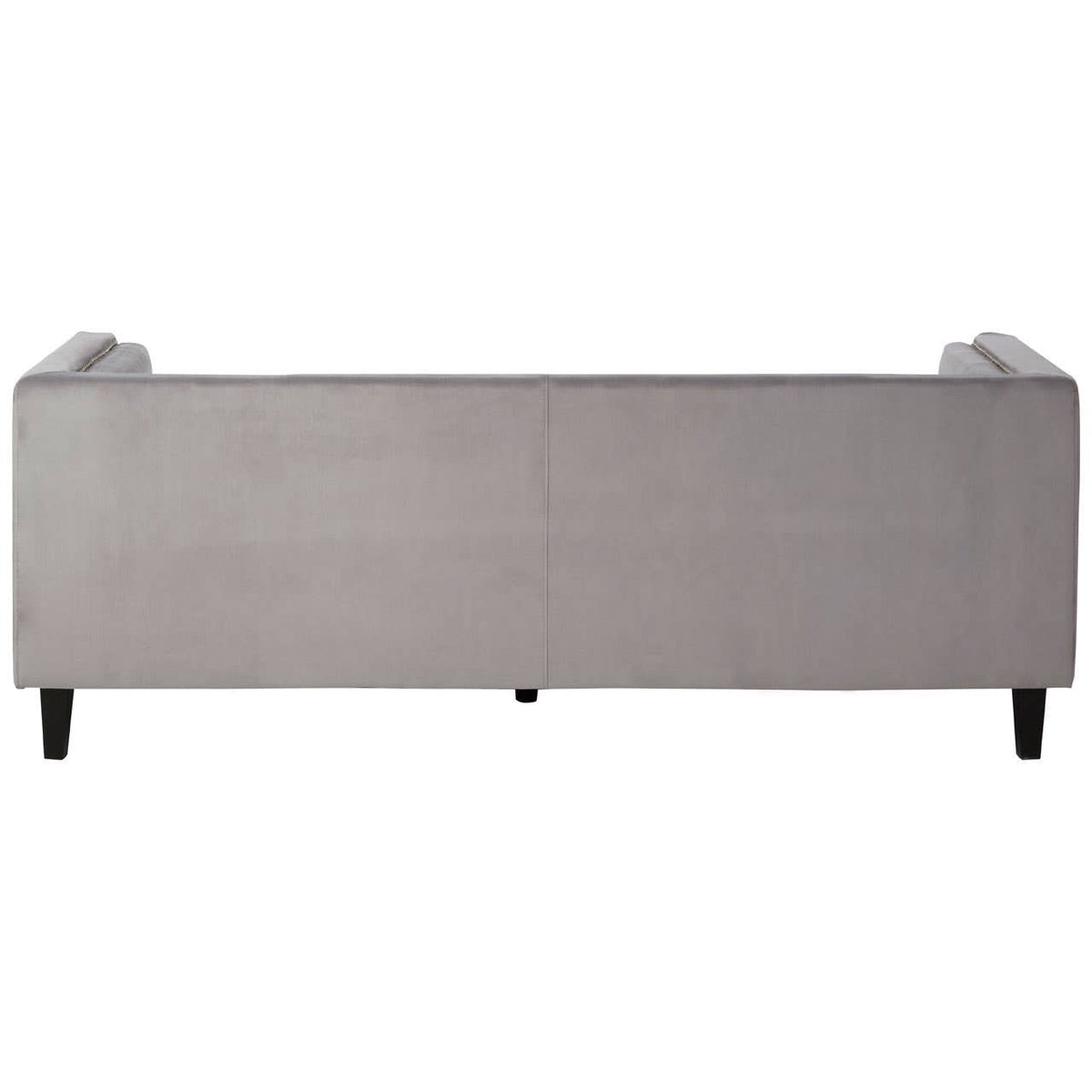 Felisa 3 Seat Grey Velvet Sofa.