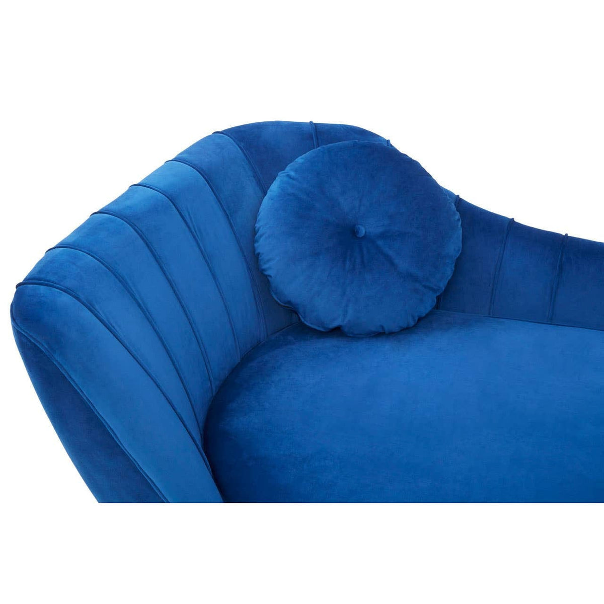 Noosa & Co. Living Felizia Midnight Blue Velvet Left Arm Chaise Lounge House of Isabella UK