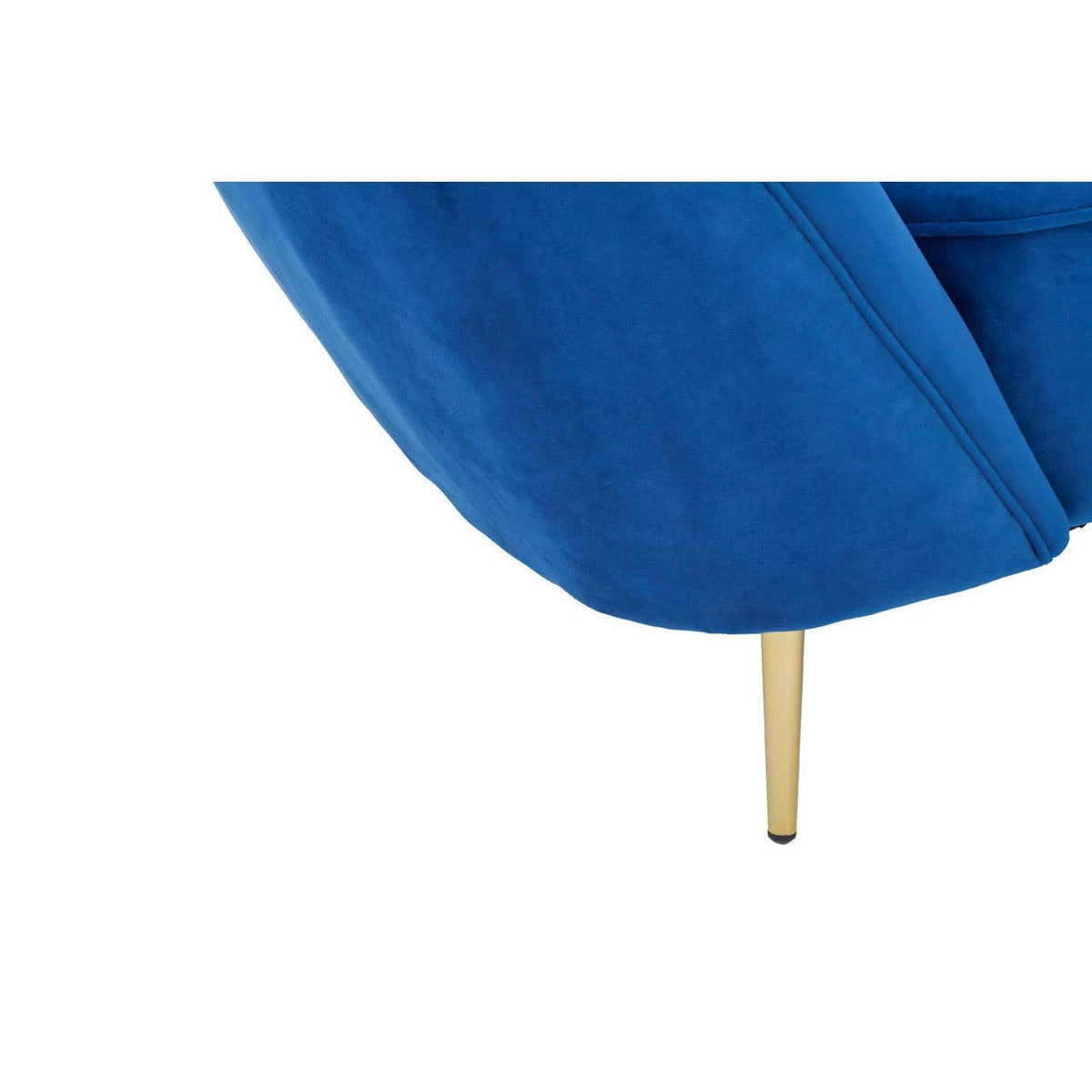 Noosa & Co. Living Felizia Midnight Blue Velvet Left Arm Chaise Lounge House of Isabella UK