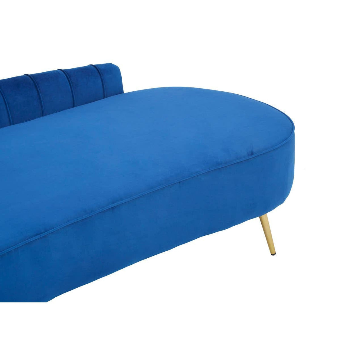 Noosa & Co. Living Felizia Midnight Blue Velvet Left Arm Chaise Lounge House of Isabella UK