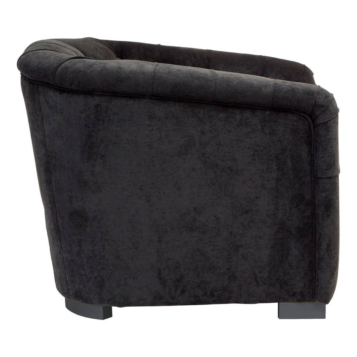 Fenton Black Fabric Armchair.