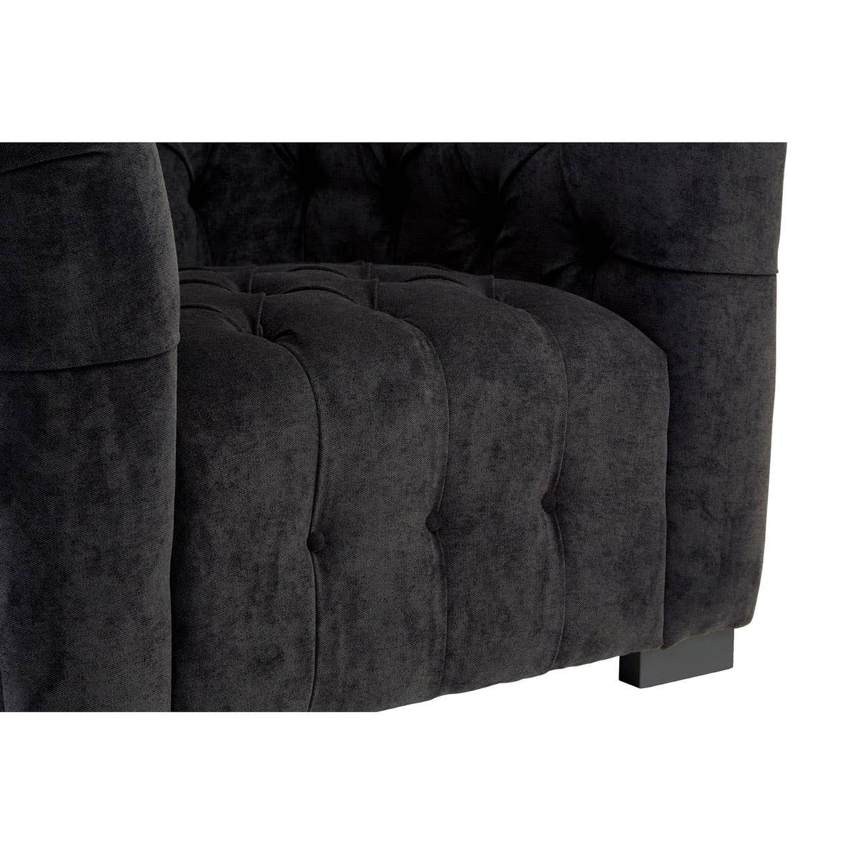 Fenton Black Fabric Armchair.