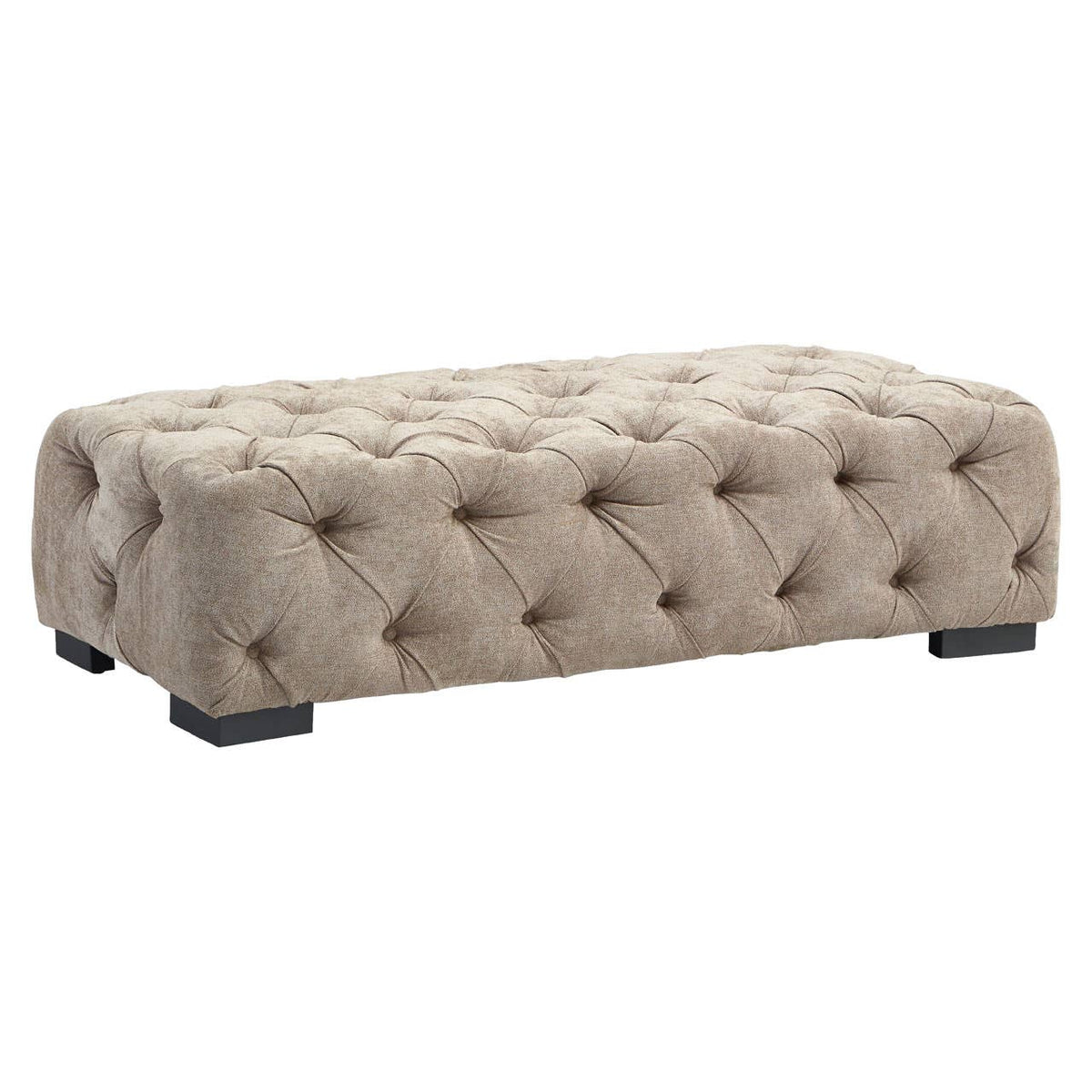 Fenton Natural Fabric Footstool.