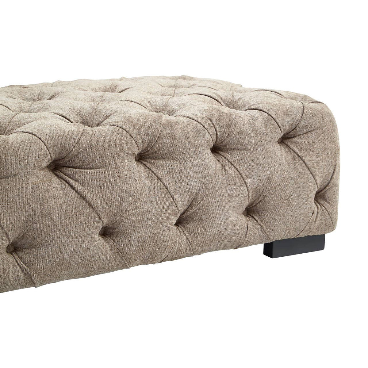 Fenton Natural Fabric Footstool.
