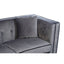 Noosa & Co. Living Ferris 3 Seat Grey Velvet Sofa House of Isabella UK