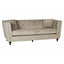 Noosa & Co. Living Ferris 3 Seat Mink Velvet Sofa House of Isabella UK
