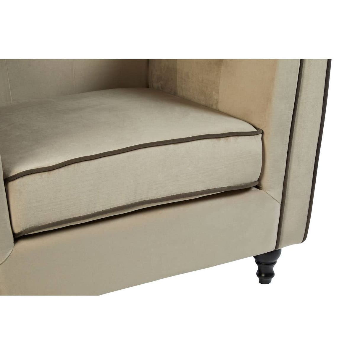 Ferris Mink Velvet Chair.