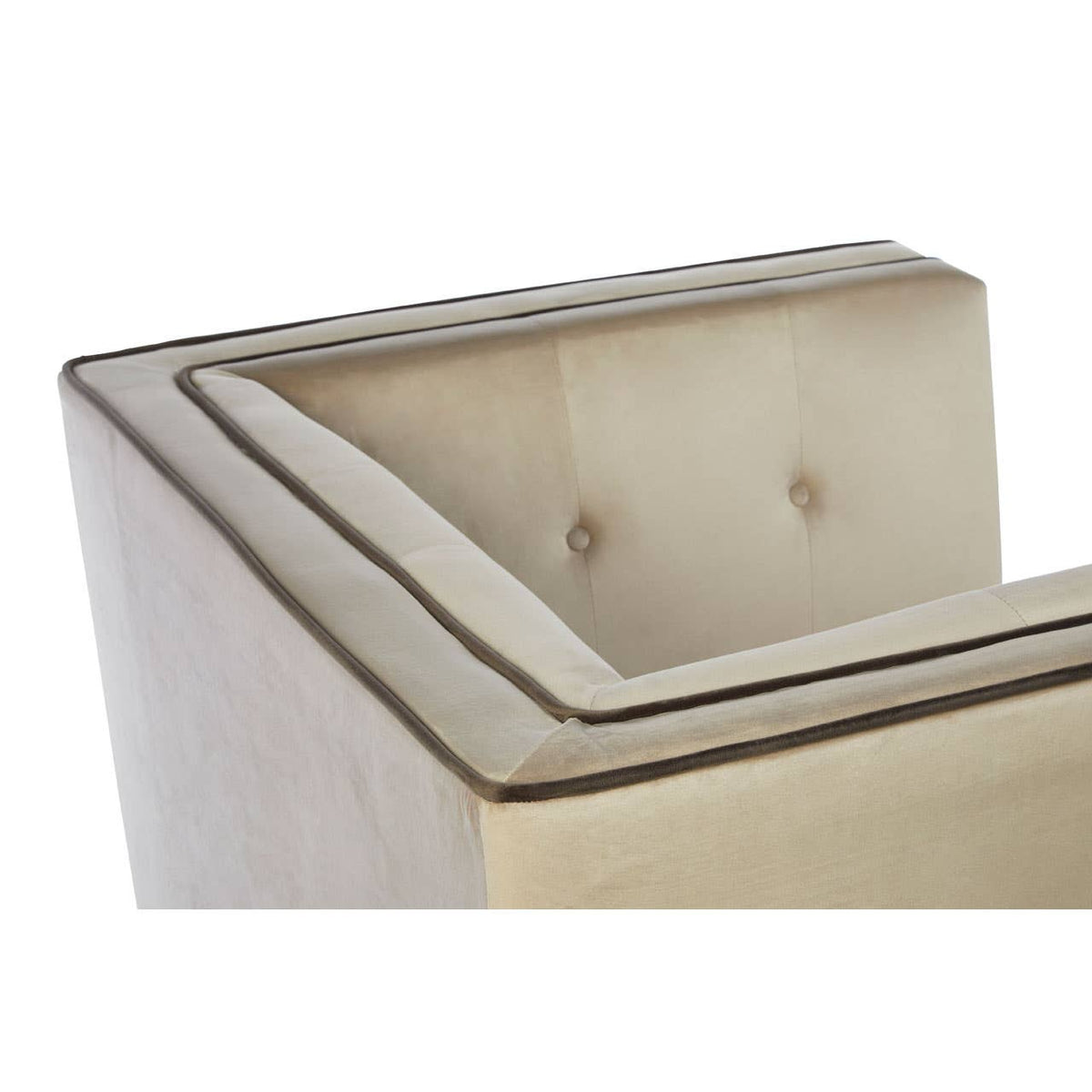 Ferris Mink Velvet Chair.