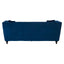 Noosa & Co. Living Ferris Three Seater Navy Blue Velvet Sofa House of Isabella UK