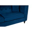 Noosa & Co. Living Ferris Three Seater Navy Blue Velvet Sofa House of Isabella UK