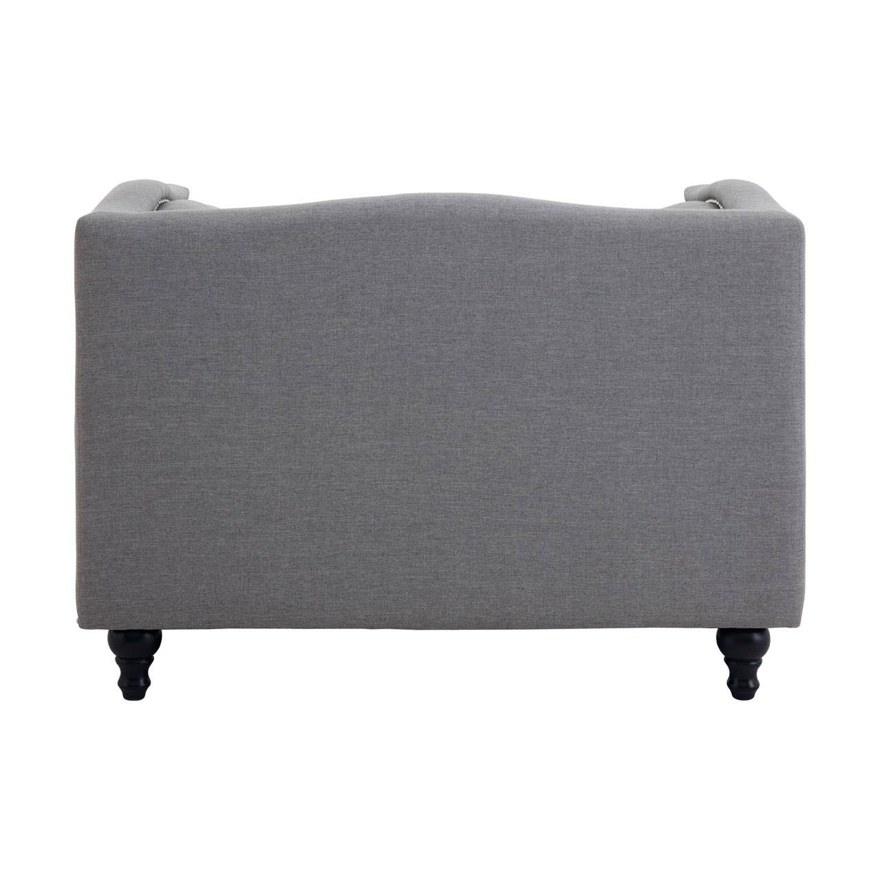 Noosa & Co. Living Feya Grey Fabric Chair House of Isabella UK