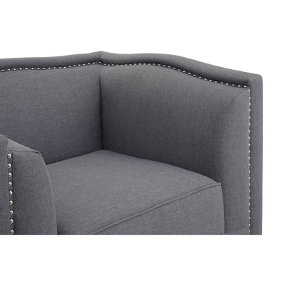 Noosa & Co. Living Feya Grey Fabric Chair House of Isabella UK