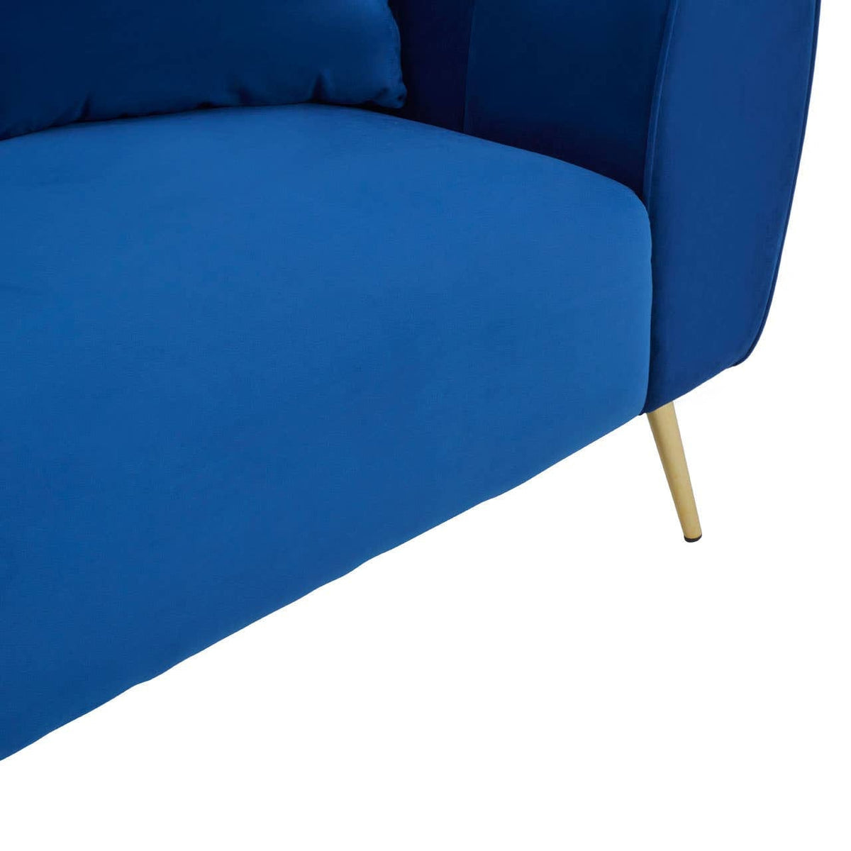 Noosa & Co. Living Florine 3 Seat Midnight Velvet Sofa House of Isabella UK