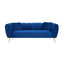 Noosa & Co. Living Florine 3 Seat Midnight Velvet Sofa House of Isabella UK
