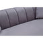 Noosa & Co. Living Florine Three Seater Grey Velvet Sofa House of Isabella UK