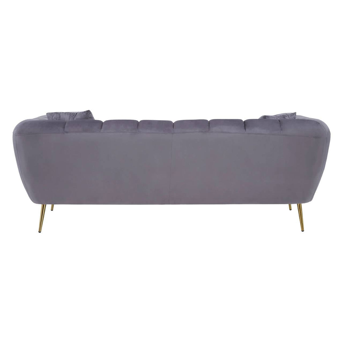 Noosa & Co. Living Florine Three Seater Grey Velvet Sofa House of Isabella UK