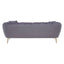 Noosa & Co. Living Florine Three Seater Grey Velvet Sofa House of Isabella UK