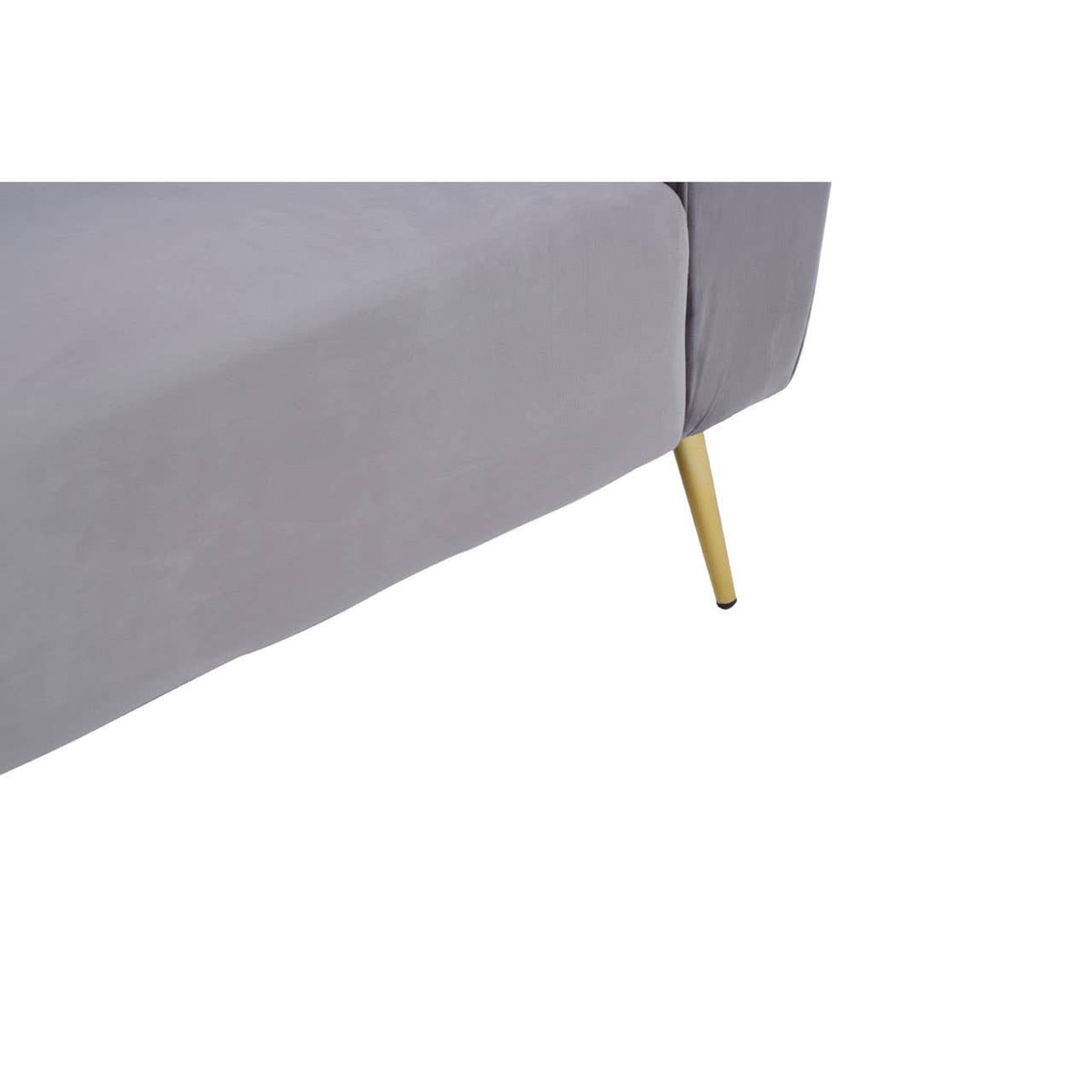 Noosa & Co. Living Florine Three Seater Grey Velvet Sofa House of Isabella UK