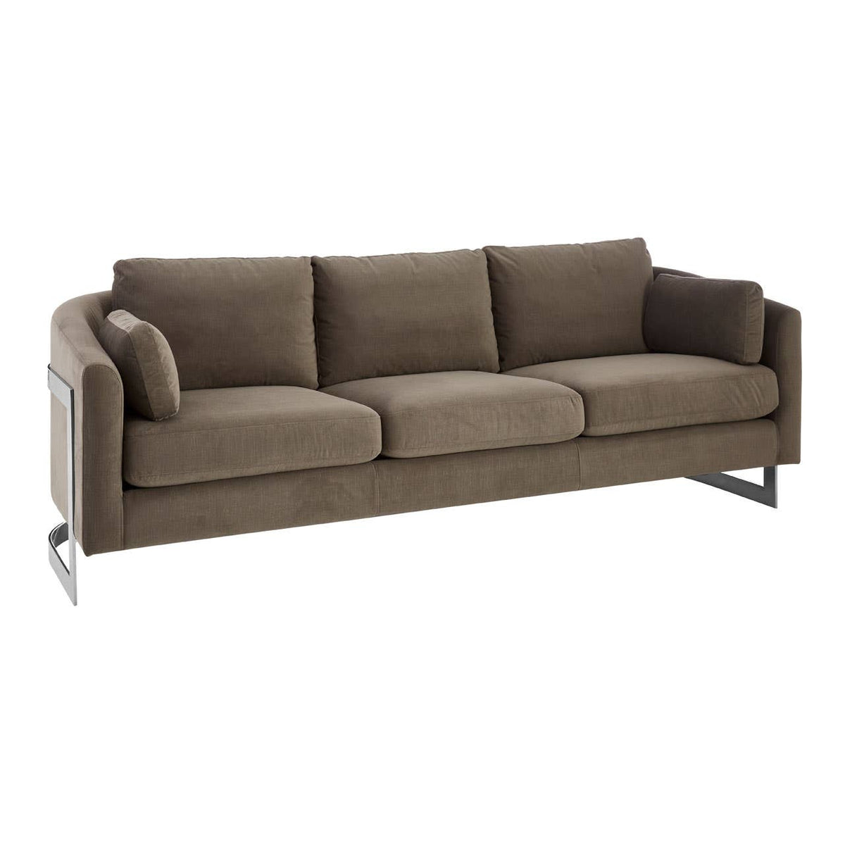 Freda 3 Seat Grey Sofa.