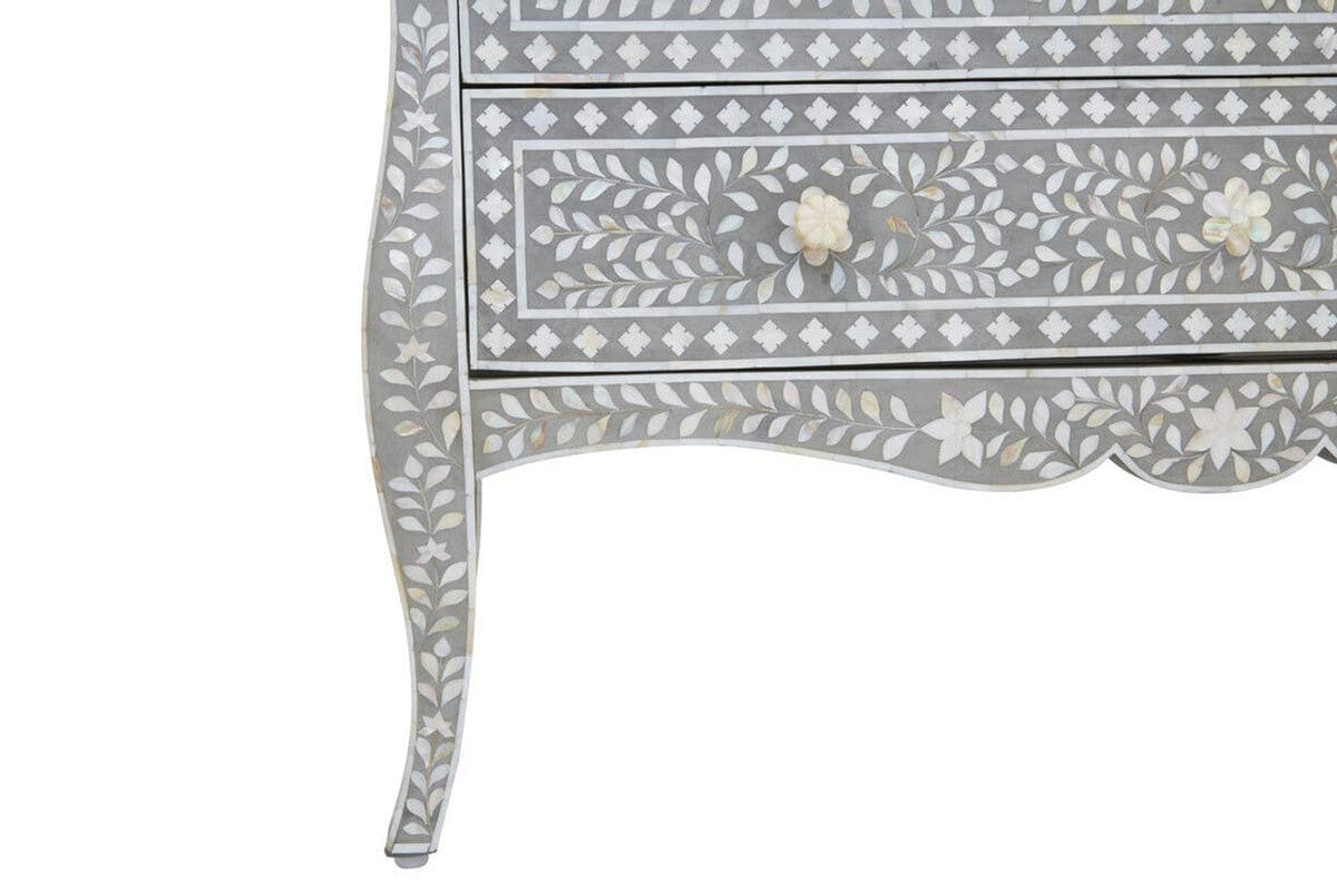 Noosa & Co. Living Fusion 2 Drawer Chest with Mother of Pearl Inlay House of Isabella UK