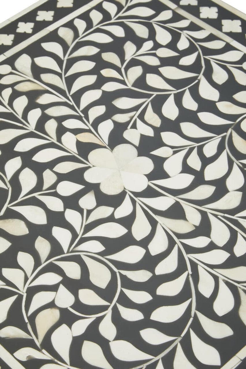 Noosa & Co. Living Fusion 2 Drawer Side Table with Bone Inlay House of Isabella UK