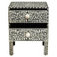 Noosa & Co. Living Fusion 2 Drawer Side Table with Bone Inlay House of Isabella UK