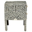 Noosa & Co. Living Fusion 2 Drawer Side Table with Bone Inlay House of Isabella UK