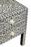 Noosa & Co. Living Fusion 2 Drawer Side Table with Bone Inlay House of Isabella UK